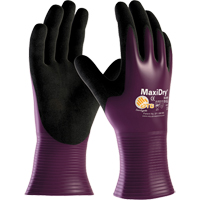 ATG MaxiDry&reg; 56-426 Gloves, 7/Small, Nitrile Coating, 15 Gauge, Nylon Shell Fastek