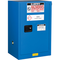 ChemCor&reg; Lined Hazardous Material Compac Safety Cabinets, 12 gal., 23.25" x 35" x 18" Fastek