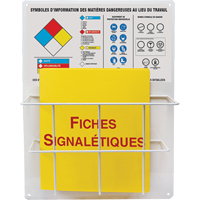 Haz-Mat Basket Style Centre Boards, French, Binders Included Fastek