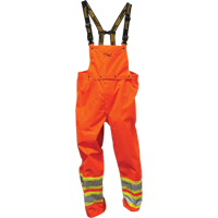 Safety Rainwear, Small, Polyester/PVC, Orange SEL196 | Fastek
