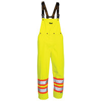 Professional&reg; Journeyman&reg; 300D Pants, Polyester, Small, High Visibility Lime-Yellow Fastek