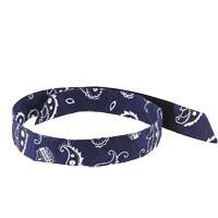 Chill-Its&reg; 6705 Evaporative Cooling Bandana, Blue Fastek