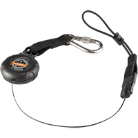 Longe porte-outils Squids 3001, R&eacute;tractable, Mousqueton/boucle Fastek