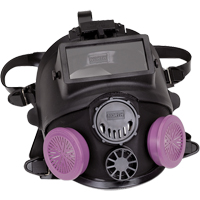 Respirateur &agrave; masque complet de la s&eacute;rie 7600 avec &eacute;quipement d'appoint pour le soudage, Silicone, Petit Fastek