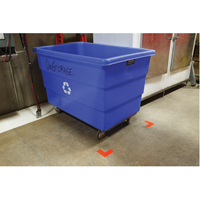 Floor Corner Marks, L, 5" L x 2" W, Red, Polyester Fastek