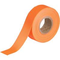 Flagging Tape, 1.188" W x 150' L, Fluorescent Orange SEN596 | Fastek