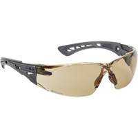 Rush+ Safety Glasses, Brown Lens, Anti-Fog/Anti-Scratch Coating, CSA Z94.3 SEO787 | Fastek