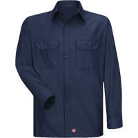 Long Sleeve Ripstop Shirt, Men's, 3X-Large, Navy Blue Fastek