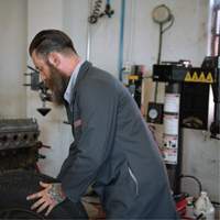 Shop Coats, Cotton/Polyester, Size 38, Charcoal Fastek