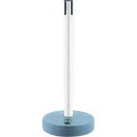 Outdoor TensaBarrier&reg; - Receiver Posts, 37" High, White Fastek