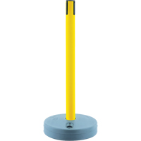 Outdoor TensaBarrier&reg; - Receiver Posts, 37" High, Yellow Fastek