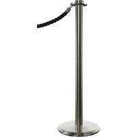 Portable Posts, 34" High, Polished Chrome Fastek