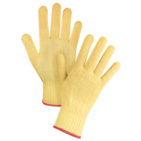 Seamless String Knit Gloves, Size Small/7, 7 Gauge, Kevlar&reg; Shell, ASTM ANSI Level A2/EN 388 Level 3 Fastek