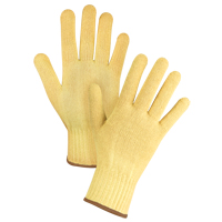 Seamless String Knit Gloves, Size Large/9, 7 Gauge, Kevlar&reg; Shell, ASTM ANSI Level A2/EN 388 Level 3 Fastek