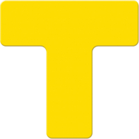 Marqueurs all&eacute;g&eacute;e/5S Armor Stripe, T, 6" lo x 6" la, Jaune, Plastique Fastek