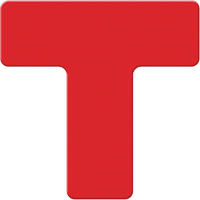 Marqueurs all&eacute;g&eacute;e/5S Armor Stripe, T, 6" lo x 6" la, Rouge, Plastique Fastek