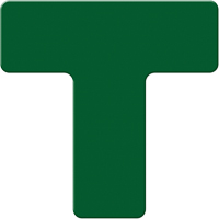 Marqueurs all&eacute;g&eacute;e/5S Armor Stripe, T, 6" lo x 6" la, Vert, Plastique Fastek