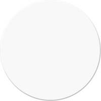 Marqueurs all&eacute;g&eacute;e/5S Armor Stripe, Cercle, 6" lo x 6" la, Blanc, Plastique Fastek