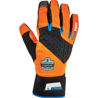 Gants utilitaires thermiques haute visibilit&eacute; performants et &eacute;tanches ProFlex 818WP, Paume Polyur&eacute;thane, Taille Petit Fastek