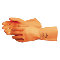 Gants de poids lourds 408, Taille Petit/7, 13" lo, Latex, Doublure en Ouat&eacute;e, 30 mils Fastek