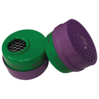 Respirator Cartridge, Combination Gas/Vapour Cartridge and Particulate Filter, Ammonia/Methylamine/P100 Filter Fastek