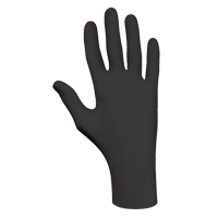 6112PF Biodegradable Gloves, X-Small, Nitrile, 4-mil, Powder-Free, Black Fastek
