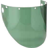 Dynamic™ Formed Faceshield, Polycarbonate, Green Tint SGV653 | Fastek