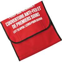 Couverture anti-feu avec sac de nylon Dynamic, Laine, 60" lo x 71" la Fastek
