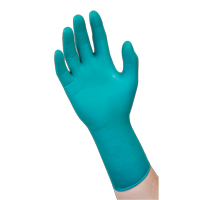 93-260 Chemical Resistant Disposable Gloves, X-Small, Neoprene/Nitrile, 7.8-mil, Powder-Free, Green Fastek