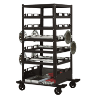 Six Tier Storage Cart, Steel SGC240 | Fastek
