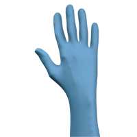 Gants N-Dex 7500PF, Moyen, Nitrile, 4 mils, Sans poudre, Bleu Fastek