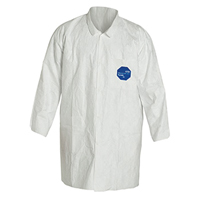 Lab Coat, Tyvek&reg; 400, White, 6X-Large Fastek