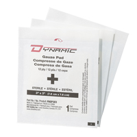 Dynamic™ Gauze, Pad, 3" L x 3" W, Sterile, Medical Device Class 1 SGC787 | Fastek