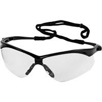 Lunettes de s&eacute;curit&eacute; Nemesis de Kleenguard, Lentille Transparent, Anti-&eacute;gratignures, ANSI Z87+/R&eacute;pond ou surpasse la norme CSA Z94.3 Fastek
