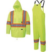 5619 Habit de pluie Oxford 150D, Polyester, 2T-Grand, Jaune lime Fastek