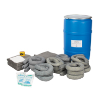 Spill Kit, Universal, Drum, 55 US gal. Absorbancy SGD800 | Fastek