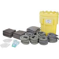 Spill Kit, Universal, Salvage Drum, 95 US gal. Absorbancy Fastek