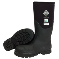 Chore Classic Fleece-Lined Work Boots, Rubber, Steel Toe, Size 5, Puncture Resistant Sole Fastek