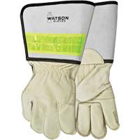 Circuit Breaker Linesman Welding Gloves, Grain Cowhide, Size Medium Fastek