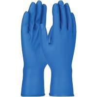 Gants Grippaz, Petit, Nitrile, 8 mils, Sans poudre, Bleu Fastek
