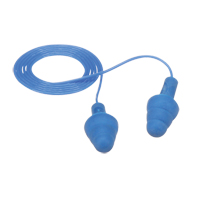 E-A-R™ UltraFit™ Metal-Detectable Earplugs, Corded, Regular, Bulk - Polybag, 25 NRR dB SGF044 | Fastek
