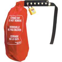 Sac de cadenassage &eacute;lectrique pour prise surdimensionn&eacute;e & contr&ocirc;le de palan, Type Prise Fastek