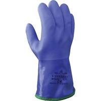 Atlas 495 Insulated Fully-Coated Glove, Size Medium/8, 11.8" L, PVC, Acrylic/Cotton Inner Lining, Winter Weight Fastek