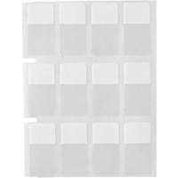 Core Series Self-Laminating Wire & Cable Labels, Vinyl, 0.5" L x 0.75" H, Clear Fastek