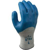 ATLAS 305 Seamless Dipped Gloves, 7/Small, Rubber Latex Coating, 10 Gauge, Polyester/Cotton Shell Fastek