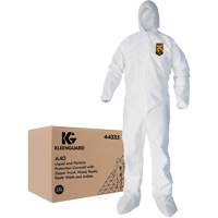 Kleenguard A40 Coveralls, 2X-Large, White, Microporous Fastek