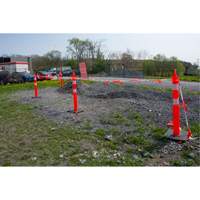 Premium Delineator Post, 42" H, Orange Fastek