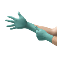 NEOPRO&reg; Gloves, X-Small, Neoprene, 5.1-mil, Powder-Free, Green, Class 2 Fastek