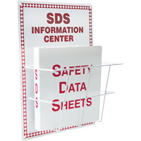 Basket-Style Aluminum Safety Data Sheet Center, English, Binders Included Fastek