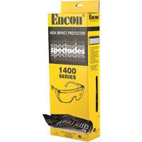 Veratti&reg; Tuff Spec&reg; 1400 Series Safety Glasses with Encon&reg; Dispenser Box, Clear Lens, ANSI Z87+/Meets/Exceeds CSA Z94.3 Fastek